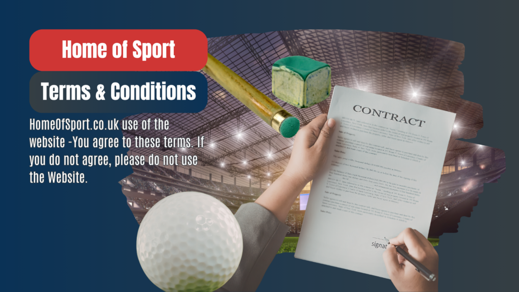 Home of Sport Terms and Conditions